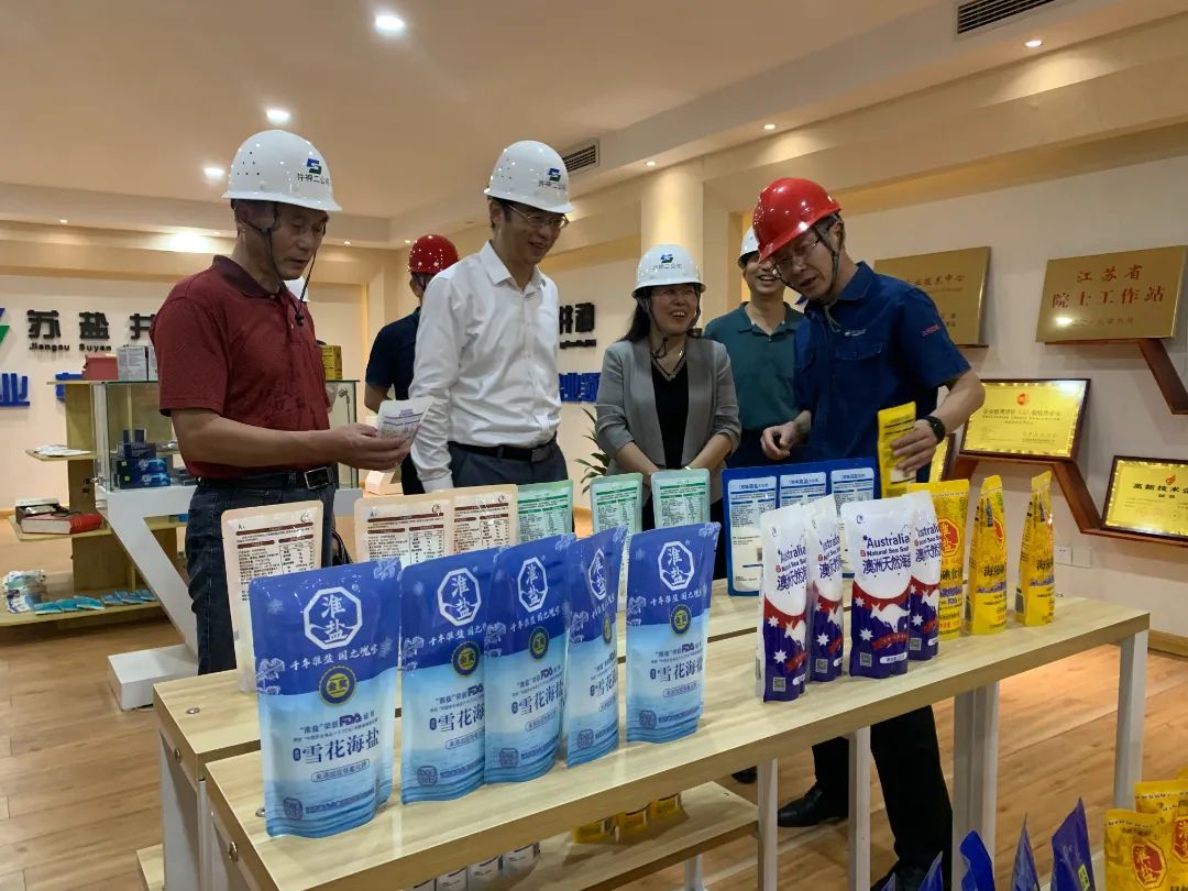 省工信廳副廳長黃萍一行蒞臨蘇鹽集團(tuán)調(diào)研指導(dǎo)工作 省工信廳副廳長黃萍一行蒞臨蘇鹽集團(tuán)調(diào)研指導(dǎo)工作